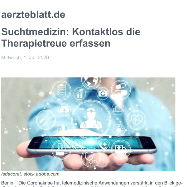 Suchtmedizin  , Therapietreue jahr 2020