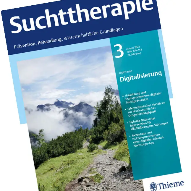 Suchttherapie Artikel 2023